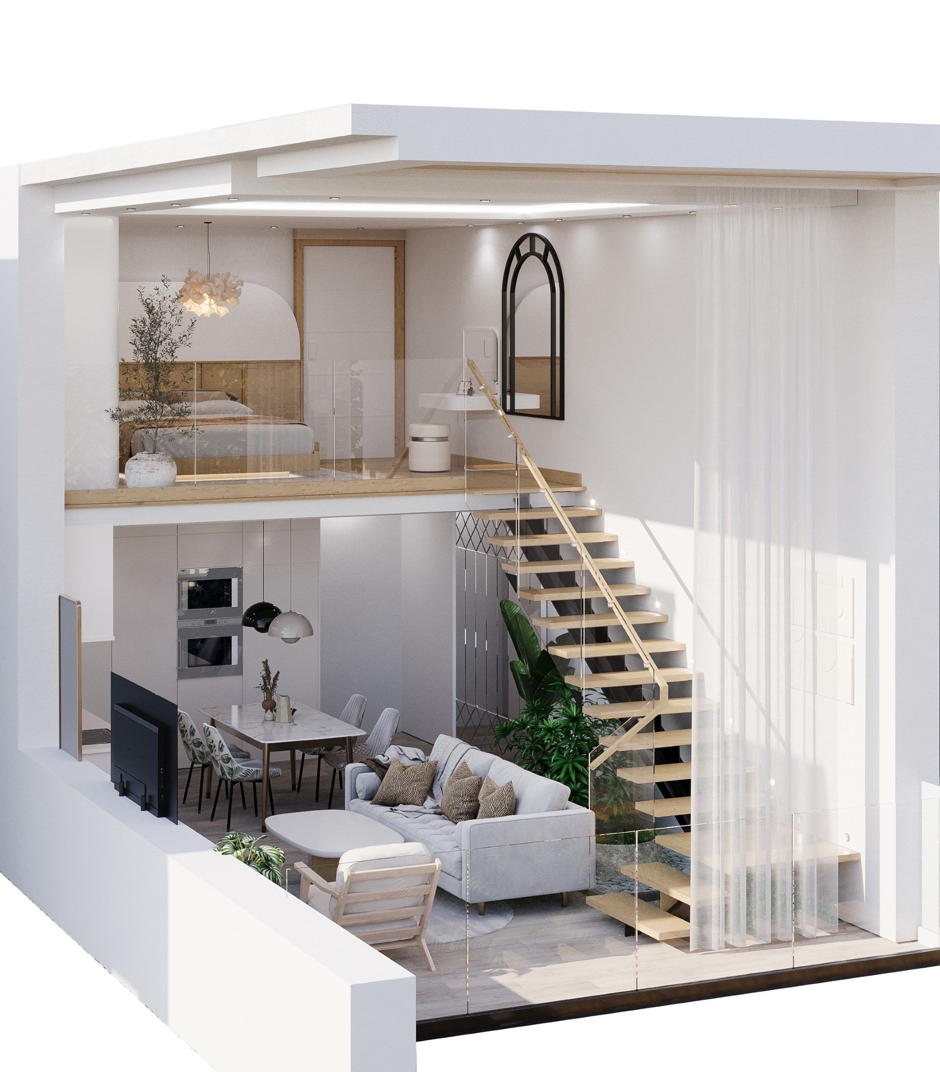 Tulipa Gold 1+1 Loft, Kyrenia West (Lapta) — 3