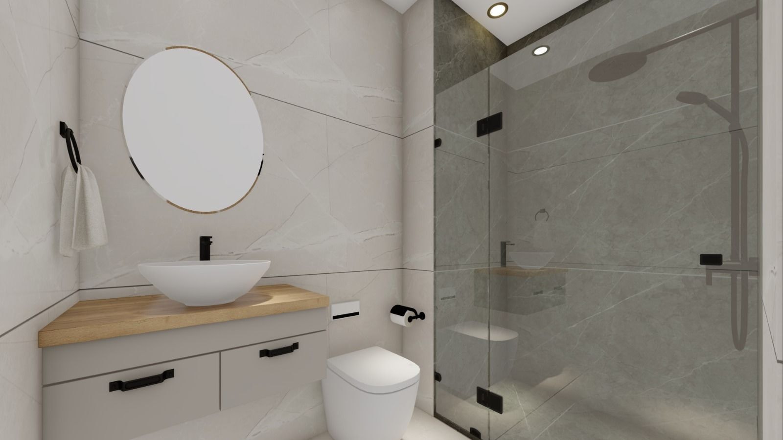 Habitown Premium 1+1 Penthouse, Kyrenia Esentepe — 9