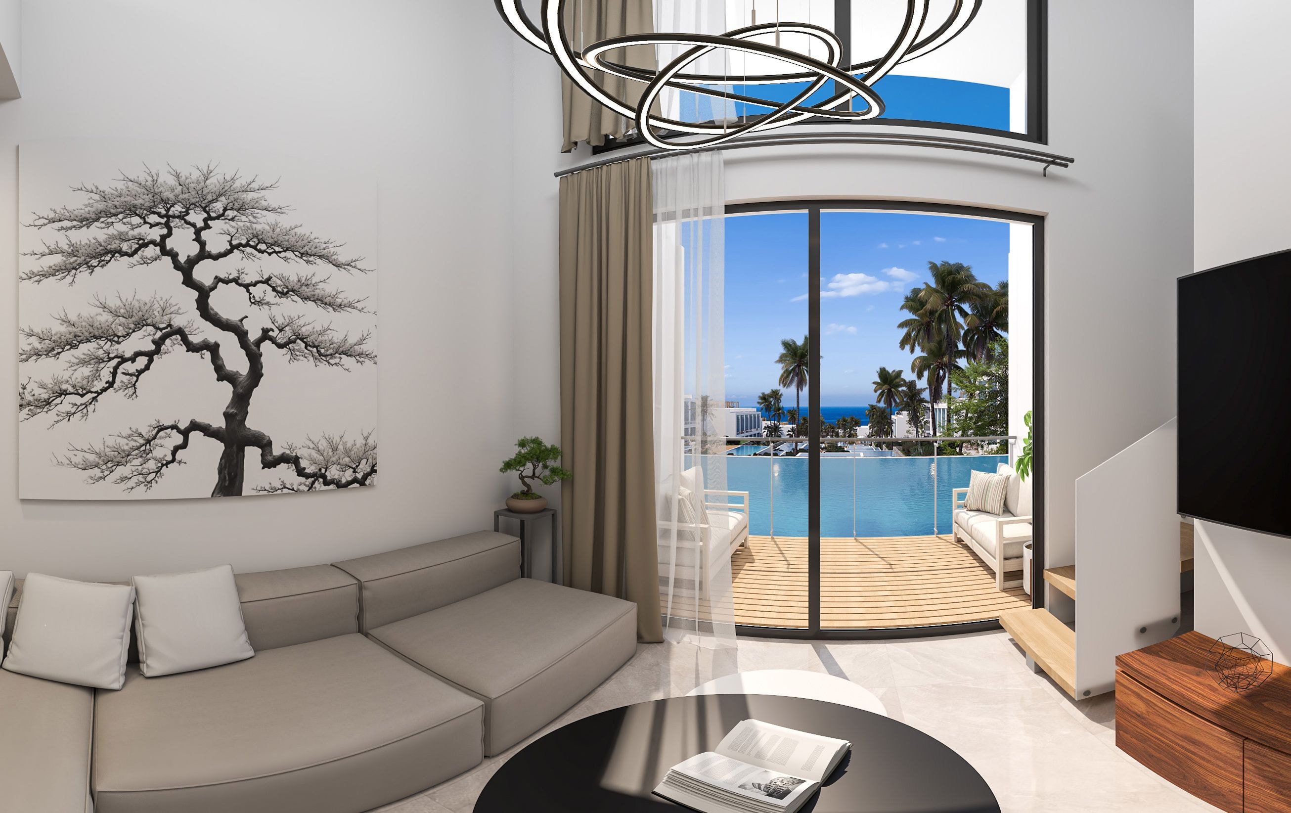 Habitown Premium 1+1 Penthouse, Kyrenia Esentepe — 3