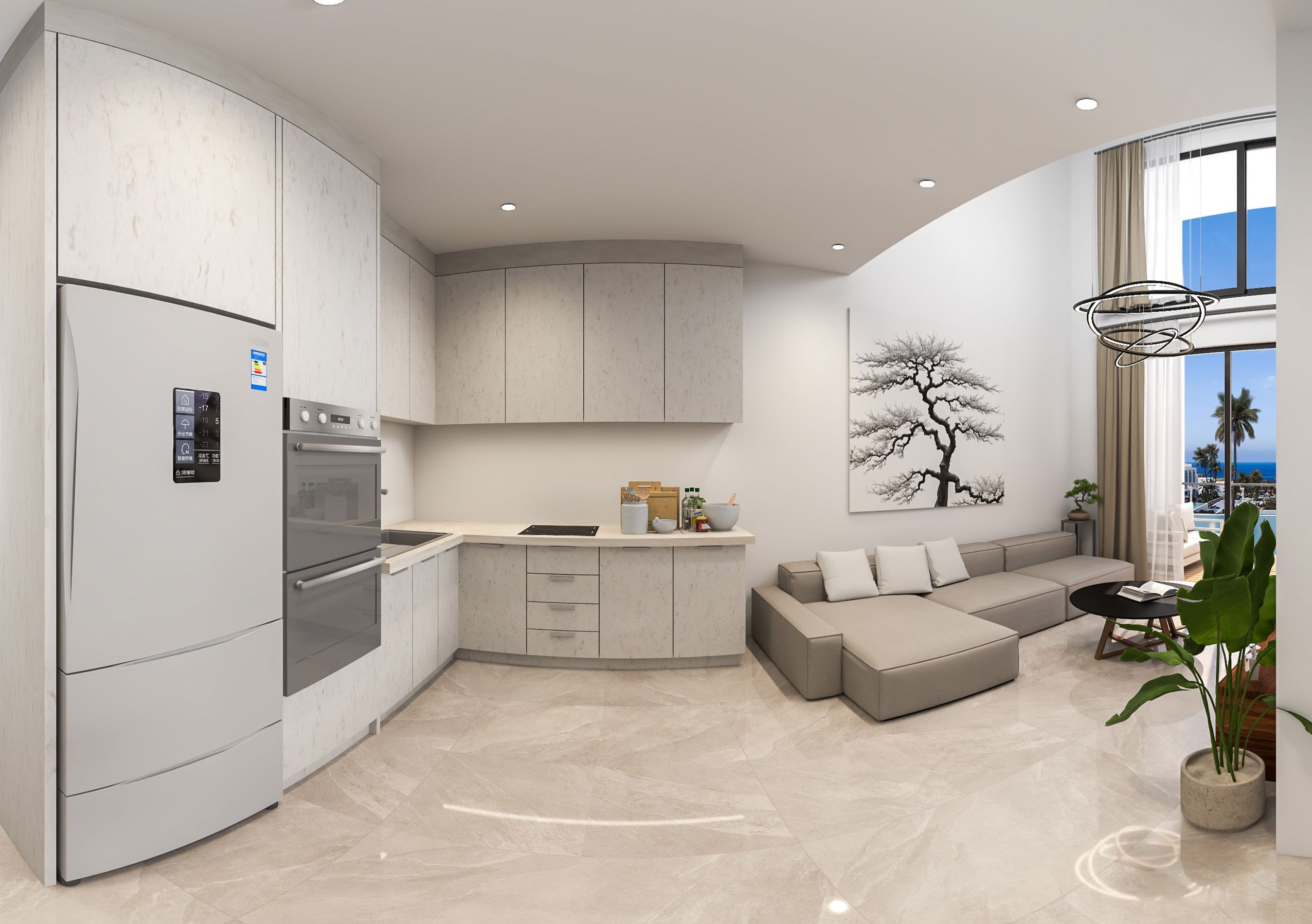 Habitown Premium 1+1 Penthouse, Kyrenia Esentepe — 4
